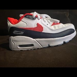 New Nike Air Max 90 red white blue sz 10c